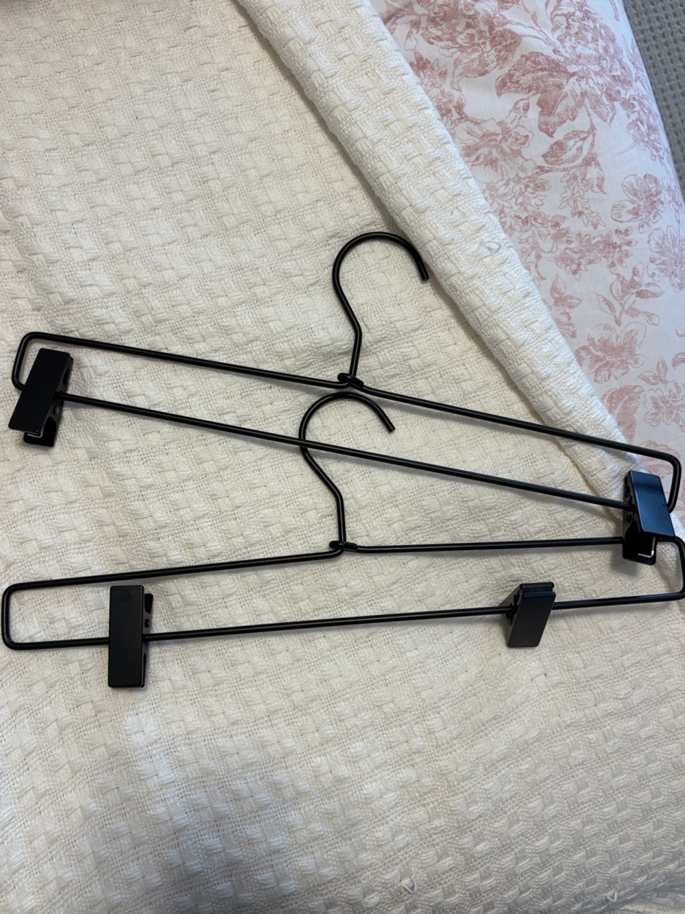 Black Metal Clip Hangers - Set of 2